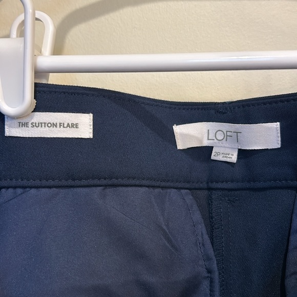 Loft Pintucked Sutton Flare Pants - Picture 5 of 6